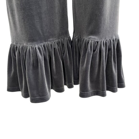 Matilda Jane Charcoal Ruffle Lounge Pants Womens L Soft Girl Cottagecore Cozy - Picture 8 of 8